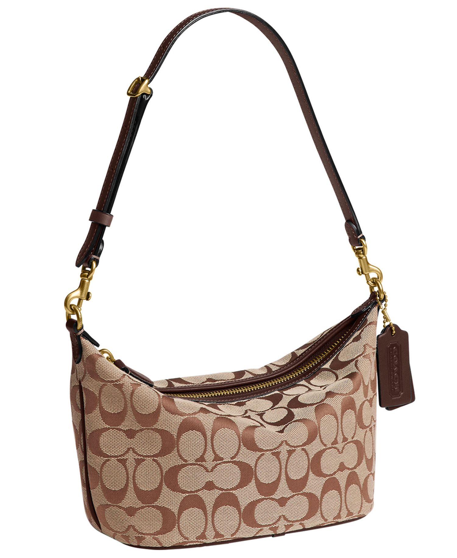 Demi Small Signature Jacquard Shoulder Bag
