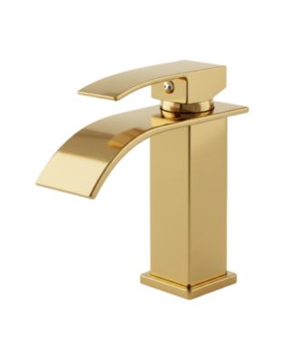 Single Handle Bathroom Faucet Lavatory Faucet Stainless Steel Single Hole
