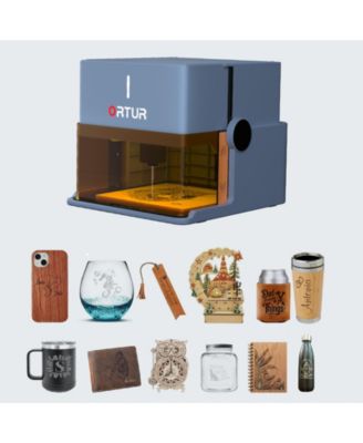 1.3W Portable Laser Engraver and Cutter,APP Control,for Wood, Leather, Glass, Cloth
