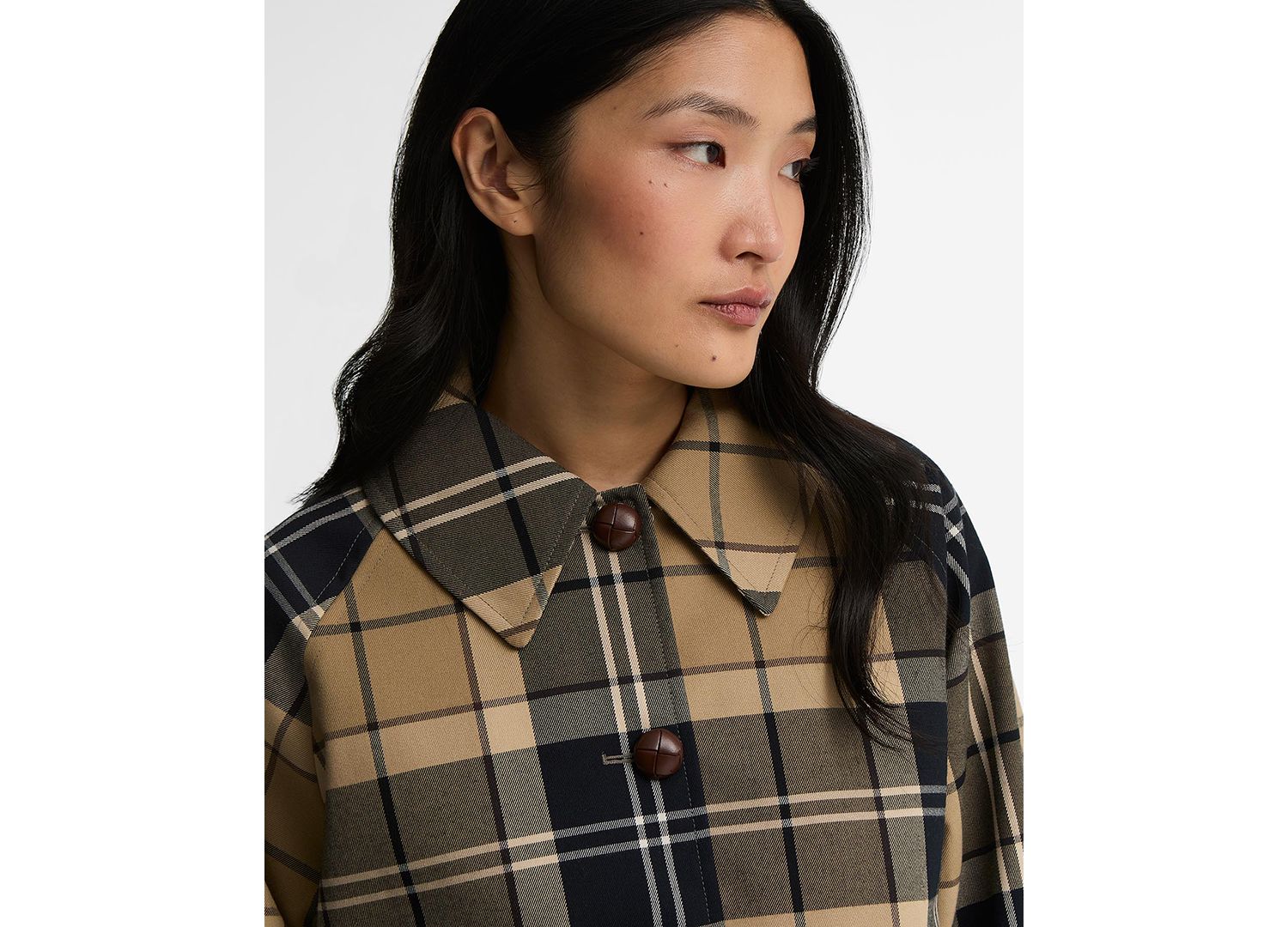 Women's Delilah Plaid Cropped Work Jacket