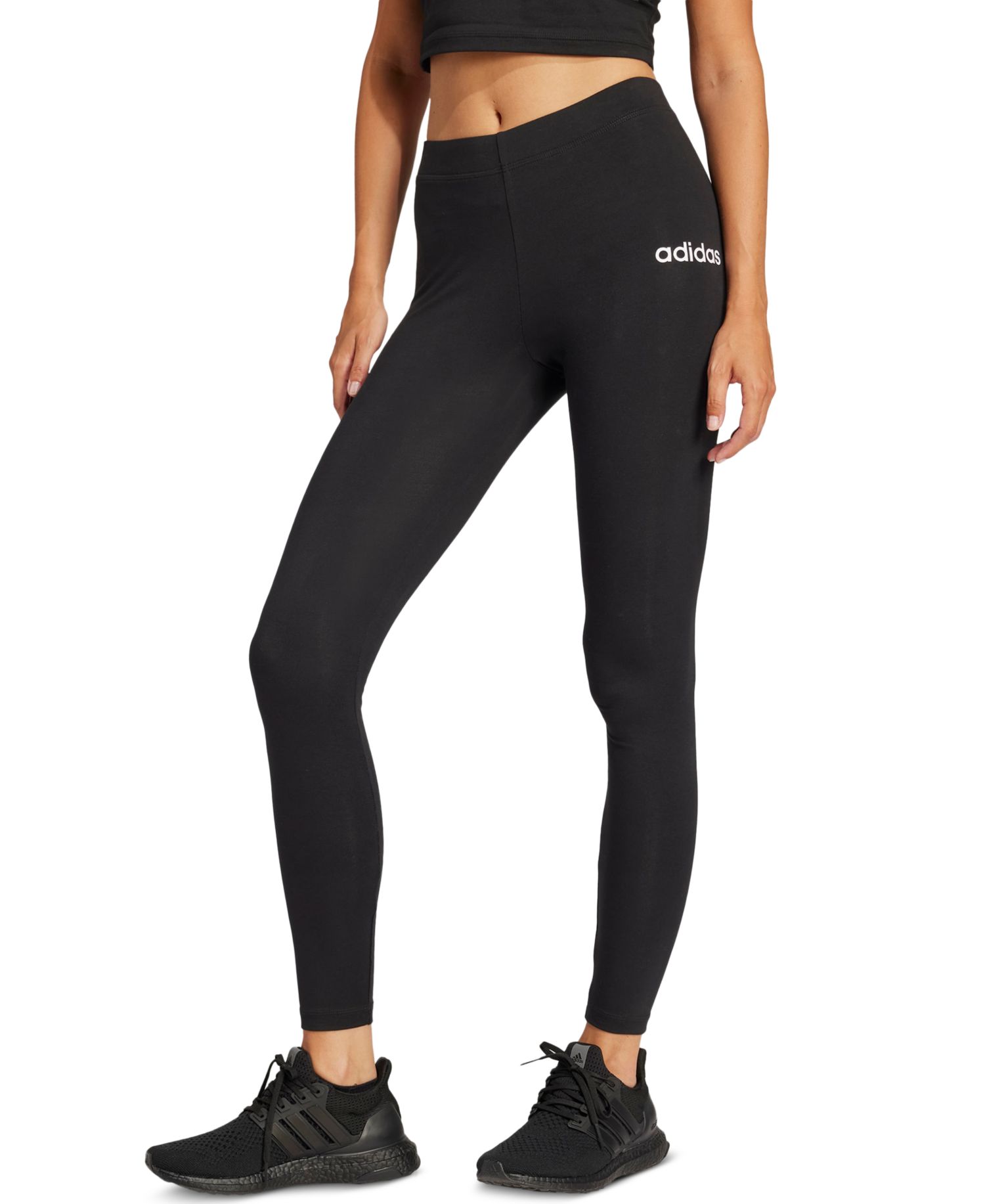 Women's Hip-Logo Full-Length Athletic Tights
