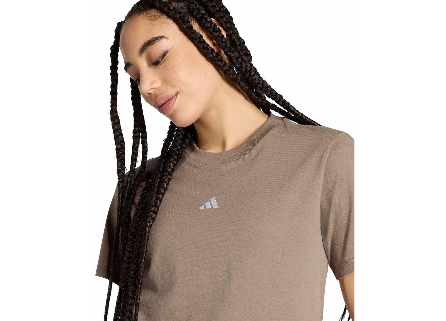 Plus Size Short-Sleeve Cotton Crewneck Logo T-Shirt