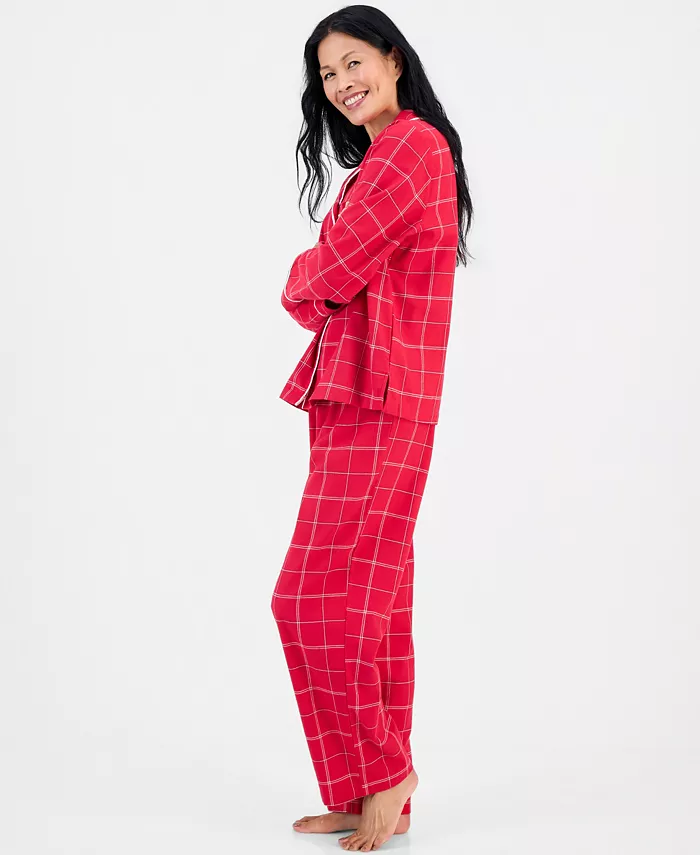 Women's 2-Piece Cotton Flannel Packaged Pajama set - thumbnail 2