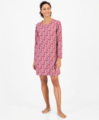 Women's Long Sleeve Soft Knit Sleepshirt
