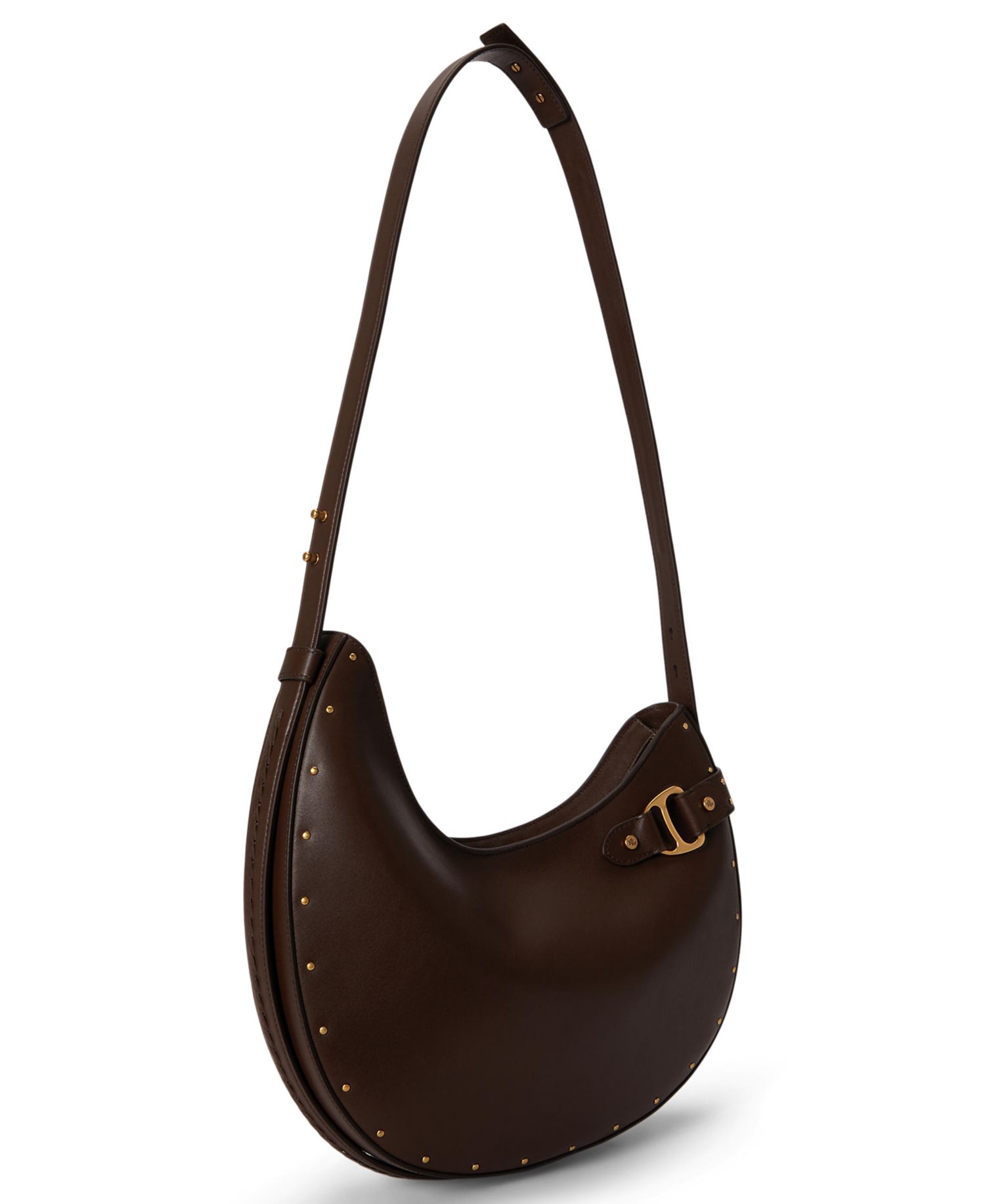 Tasha Studded Leather Medium Shoulder Bag