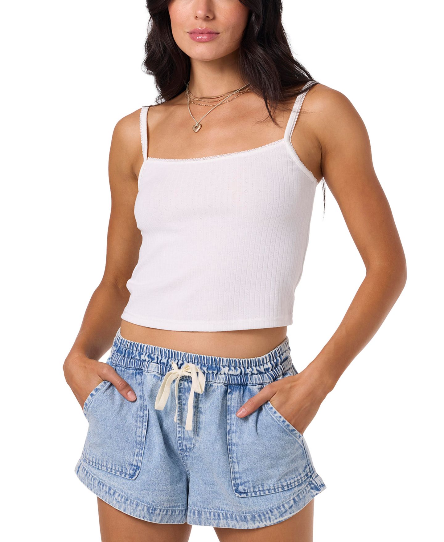 Женские шорты O'Neill Sevie Denim Shorts, цвет: Drifter — фото 7