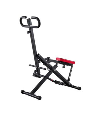 Foldable Deep Squat Machine with 3 Resistance Bands, 300 lb Capacity