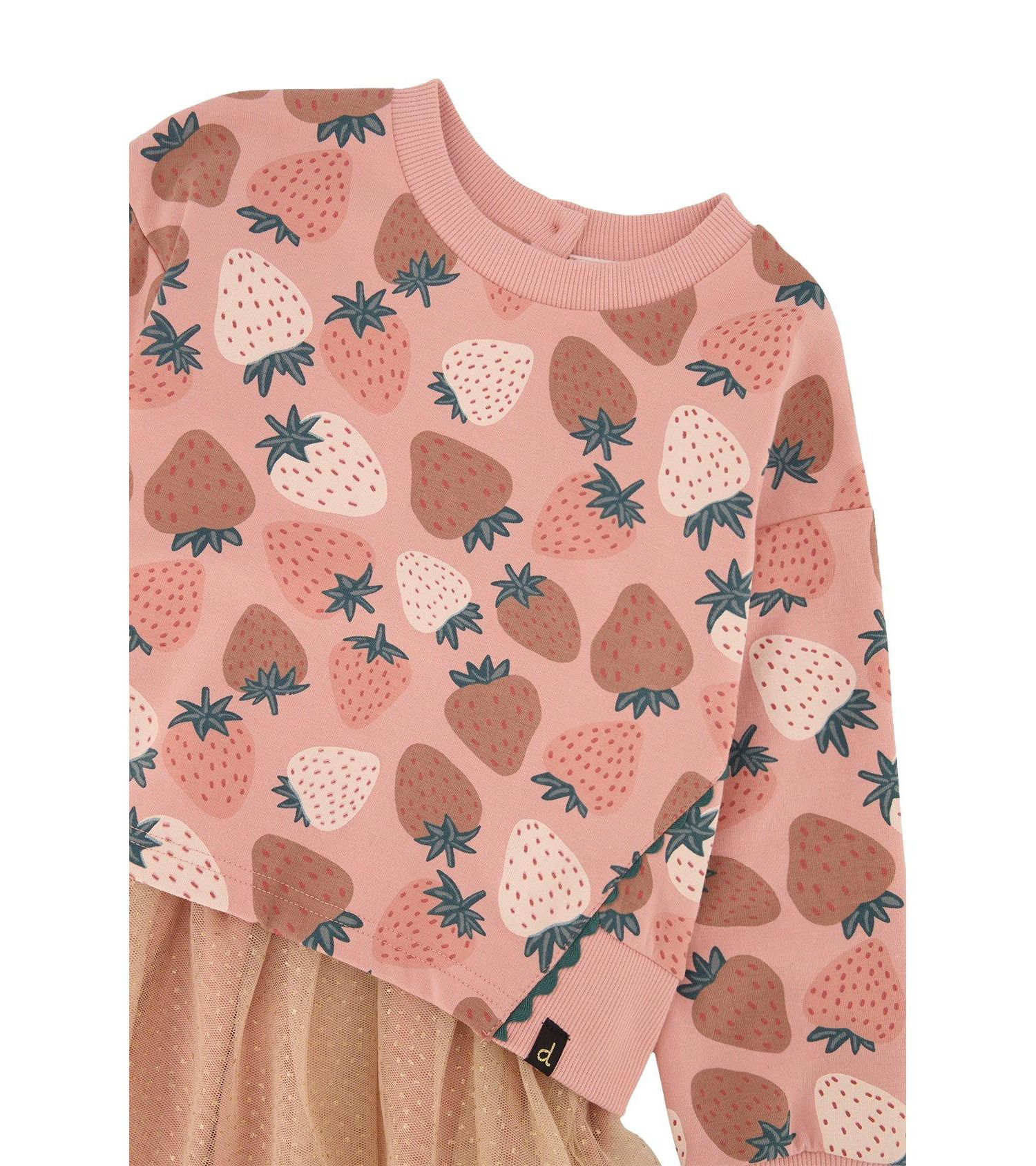 Big Girls (6-12) Bi-Material Dress