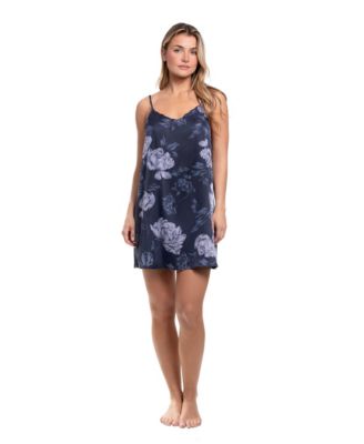 Women's Brighton Floral-Print Satin V-Neck Chemise