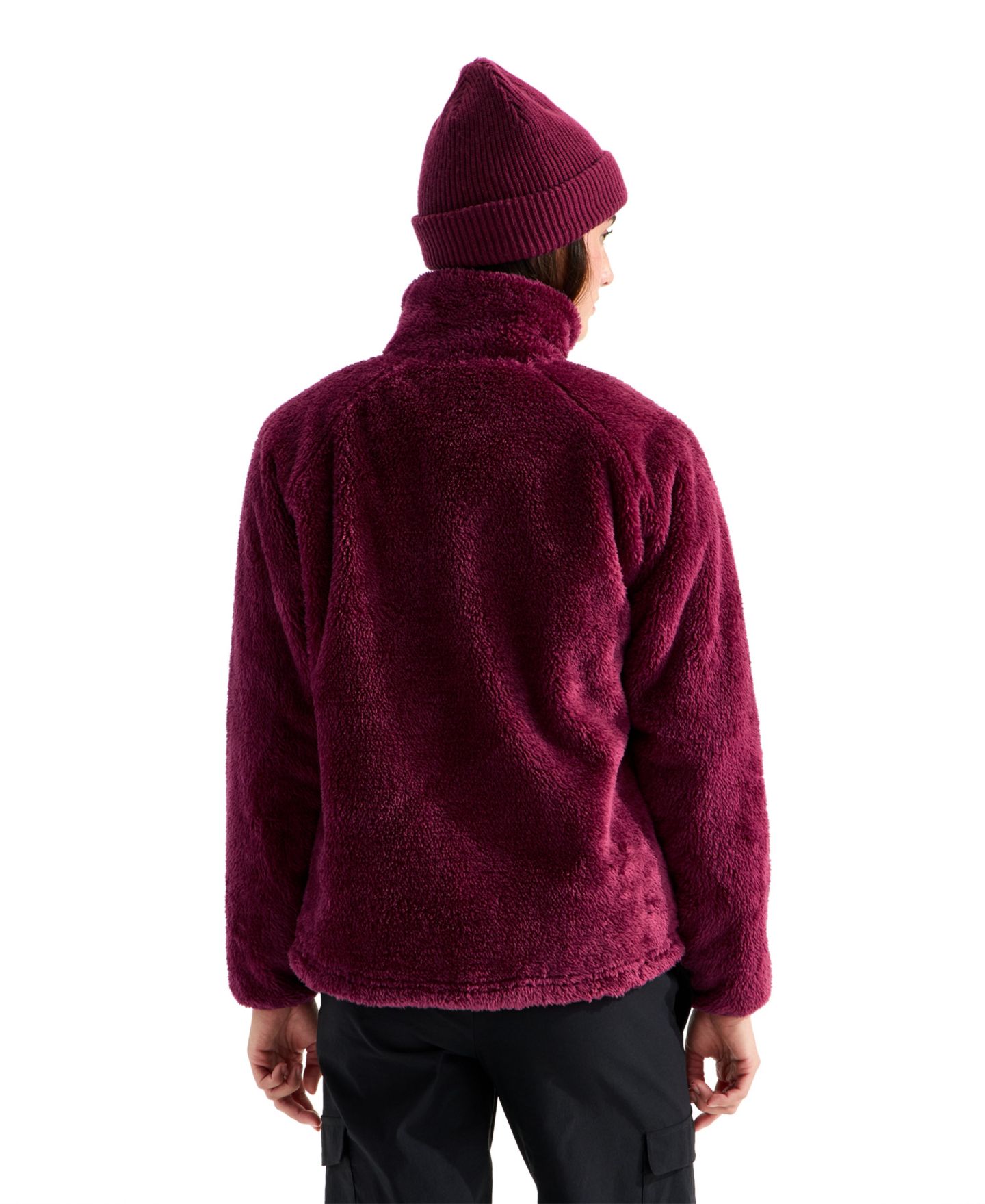 Женская куртка The North Face Osito Evolve Relaxed-Fit Full-Zip, цвет: Бордовый — фото 4