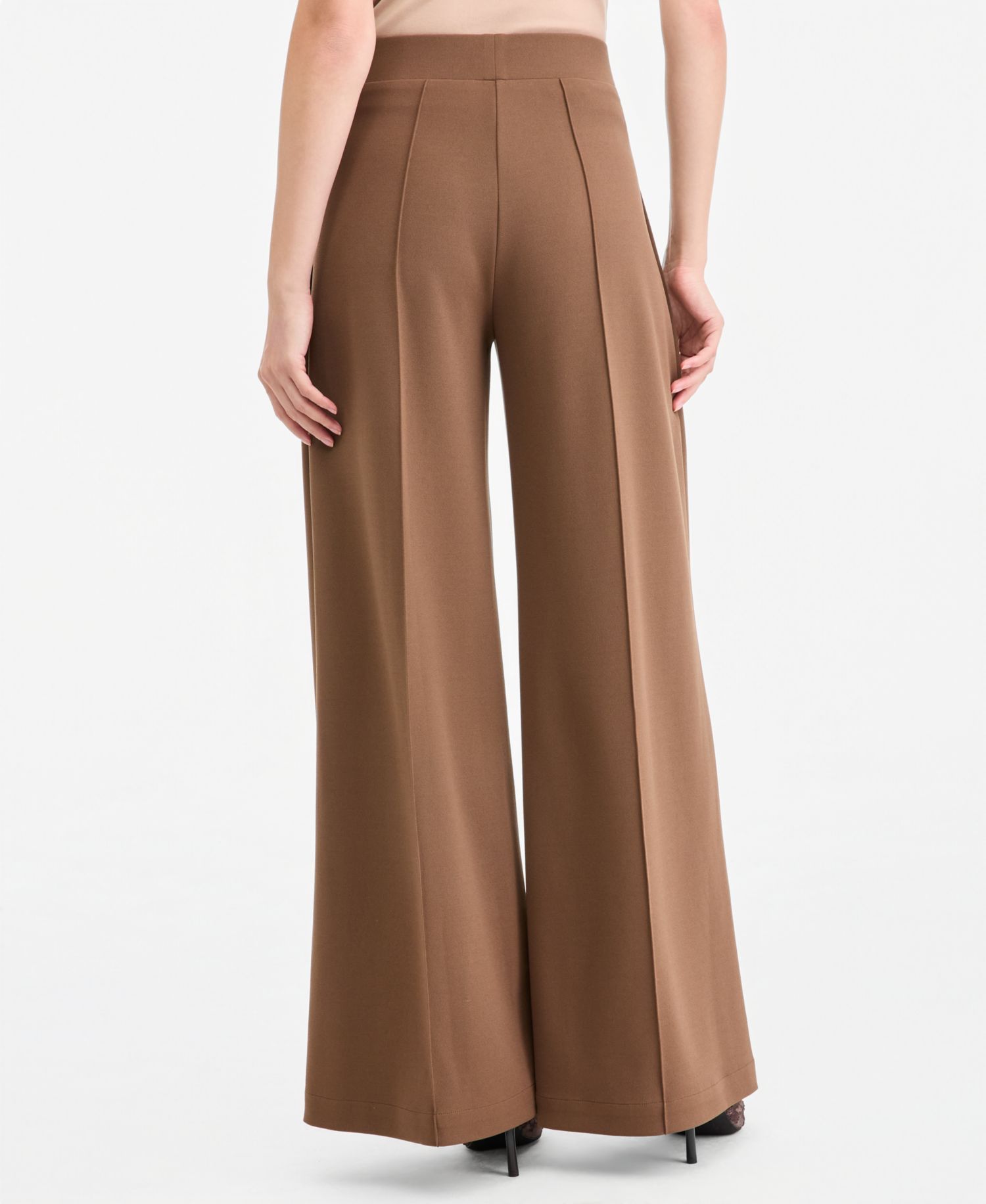 Women's Tempest High-Waisted Wide-Leg Knit Pants