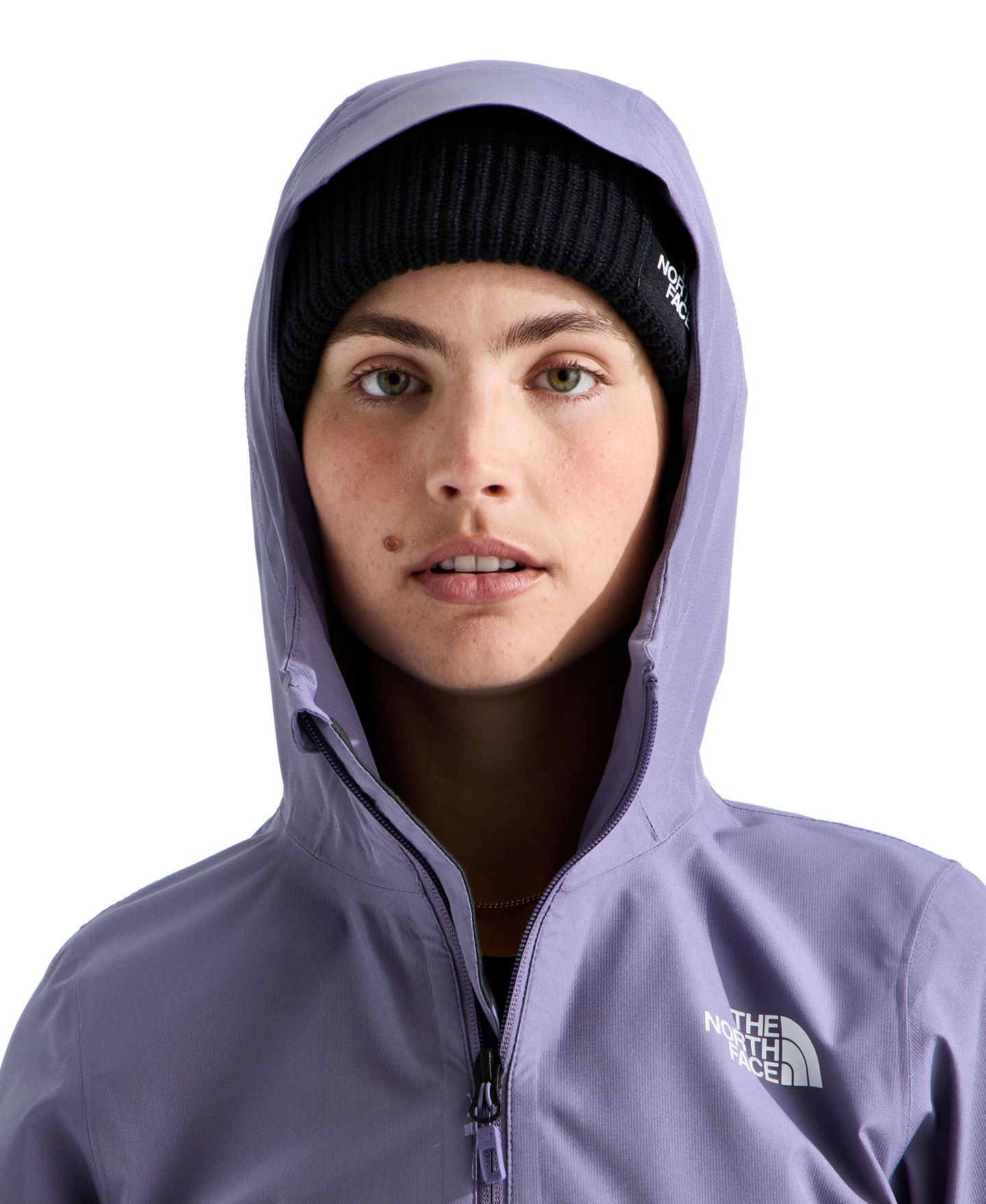 Женская куртка The North Face Quest Hooded, цвет: Сливовый — фото 3