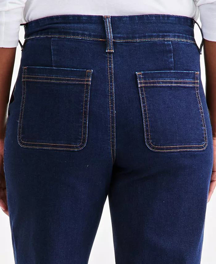 Women's High-Rise Pull-On Utility Ankle Jeans - thumbnail 8