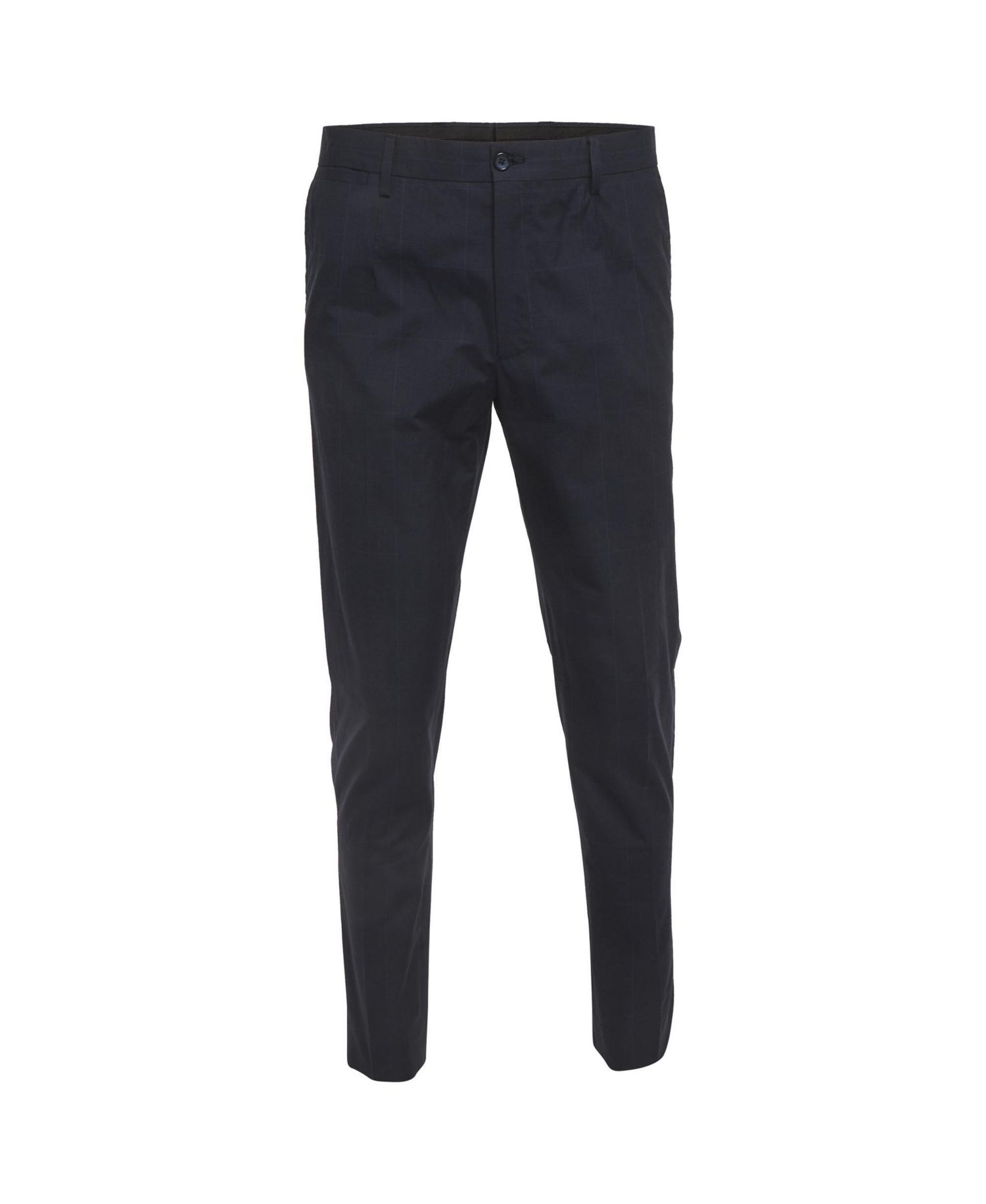 Men's Plaid Cotton Trousers