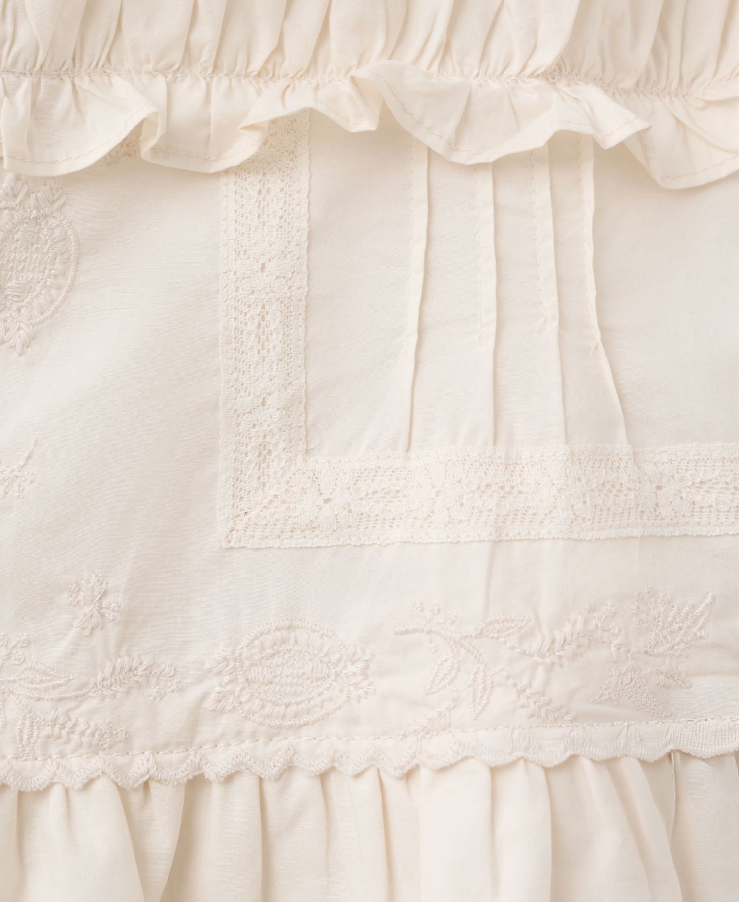 Women's Embroidered Cropped Square-Neck Cami Top