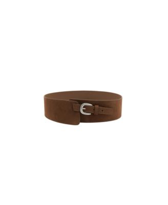 Women's Wide Split Leather Belt