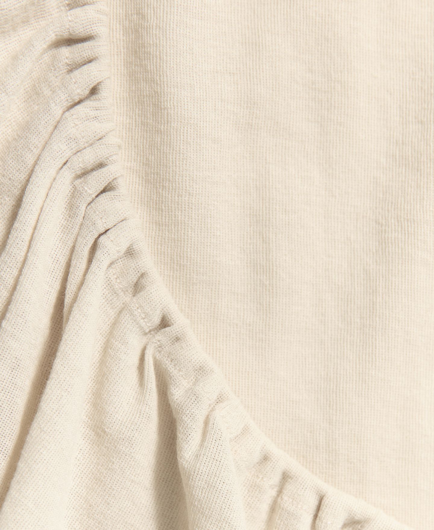Женские топы Eckhaus Latta x MANGO Ruched Overlay, цвет: Экрю — фото 6