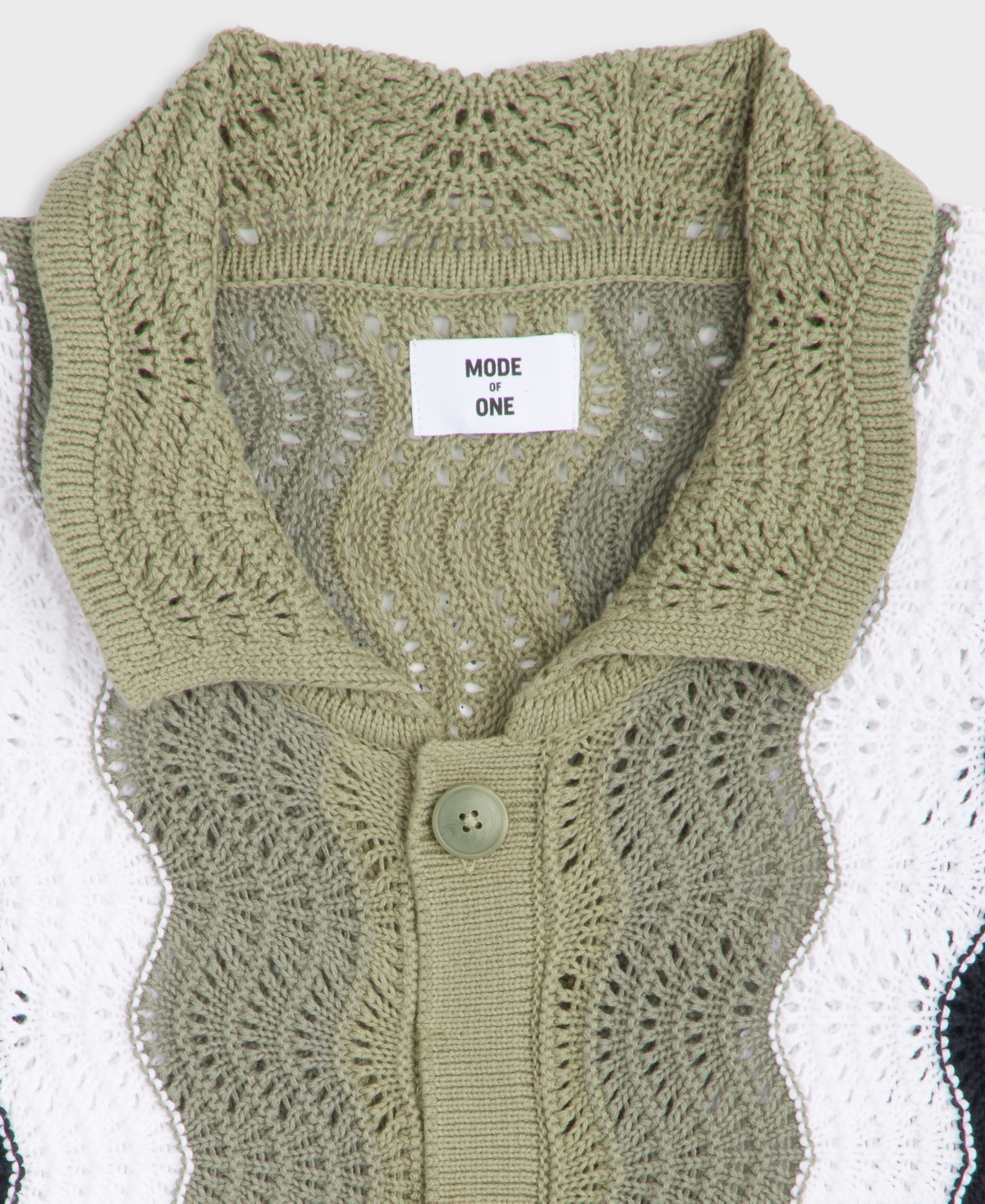 Mode of One Men's Lightweight Open-Knit Wave Polo Sweater, Macy's Exclusive