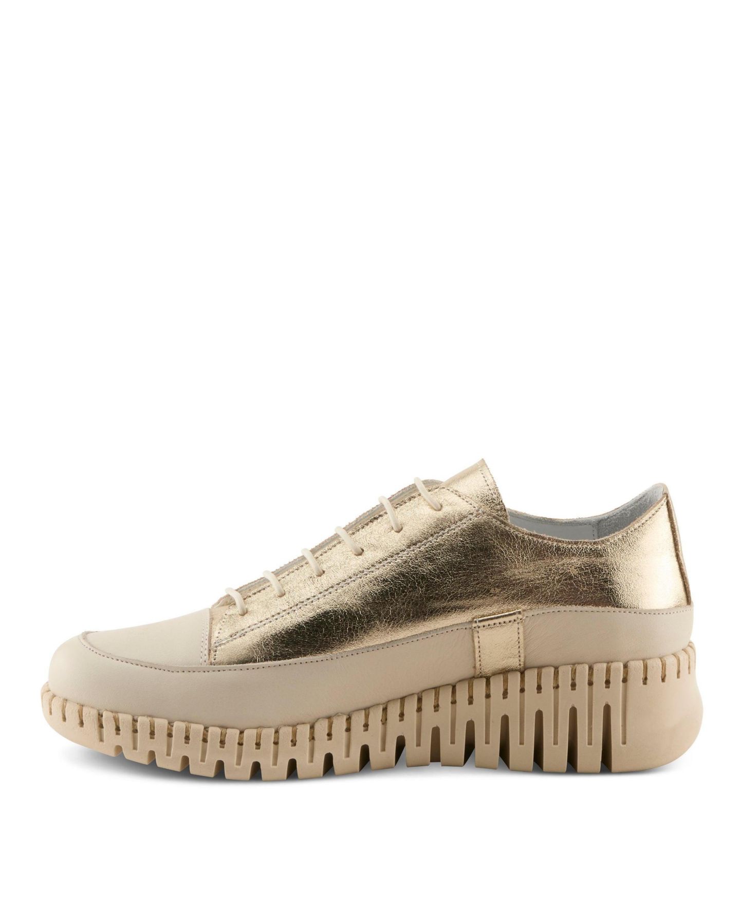 Женские кроссовки Spring Step Surana-Glo Slip-On, цвет: Золотой — фото 2