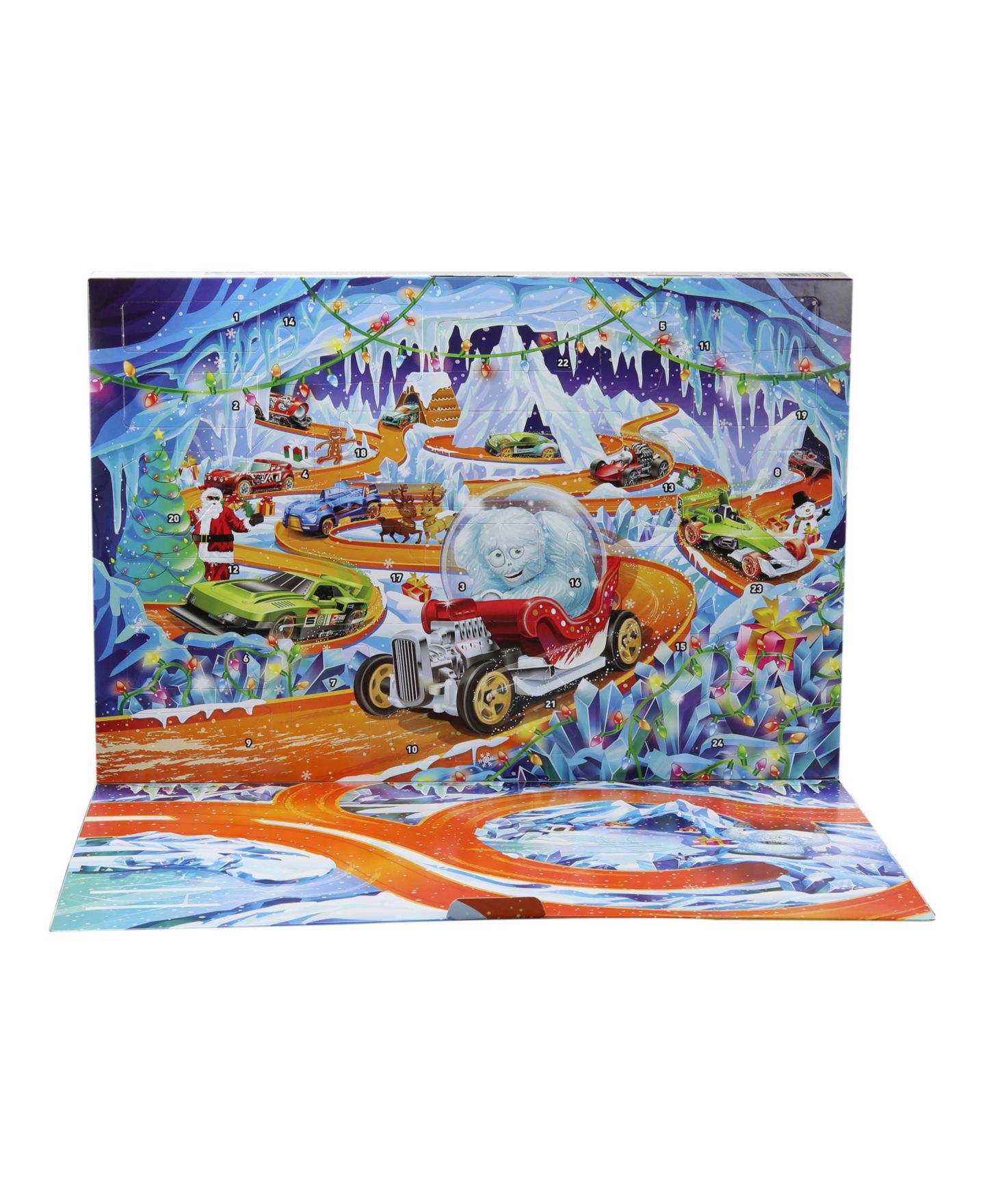 Детская игрушка Hot Wheels 1:64 Scale 2026 Advent Calendar with 10 Toy Vehicles — фото 2