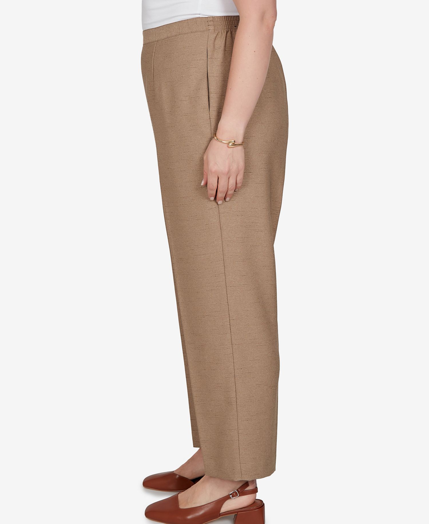 Plus Size Union Square Elastic Waist Pull-On Pants