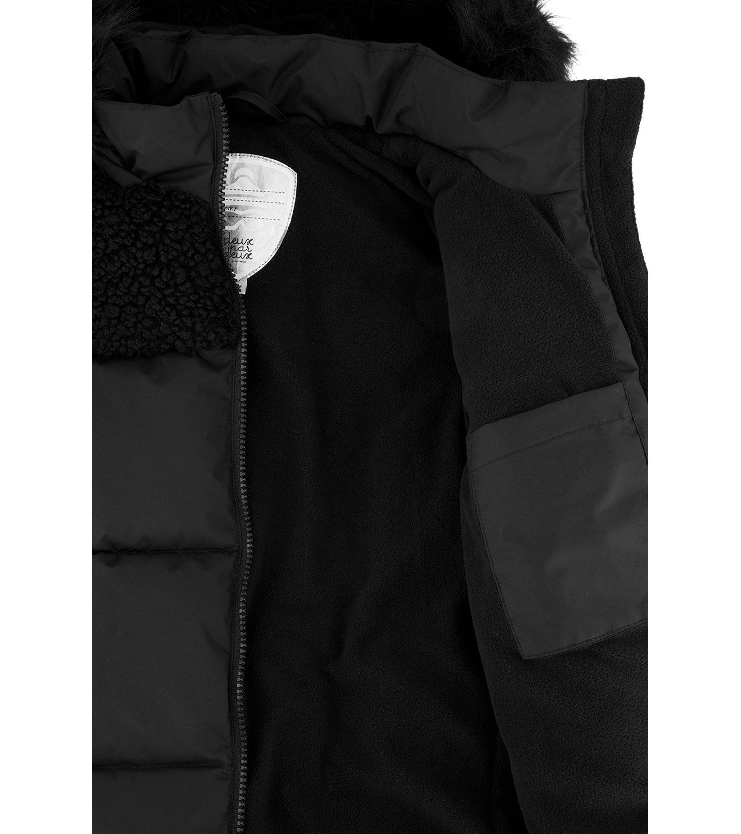 Little and Big Girl ( size 6 to 14 ) Long Winter Puffer Coat