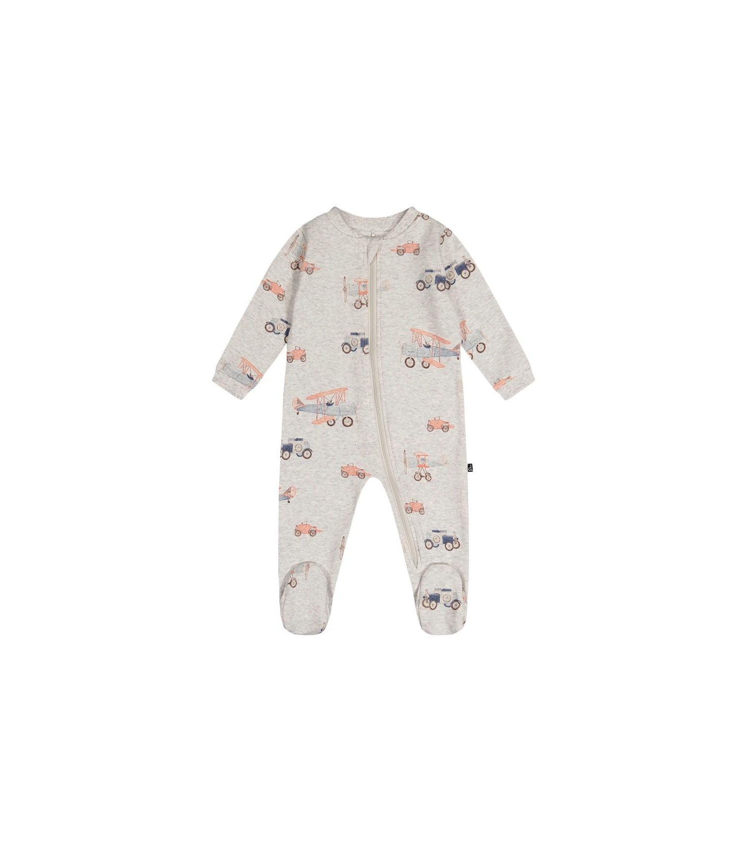 Baby Boy (3M - 24M) Organic Cotton One Piece Pajama