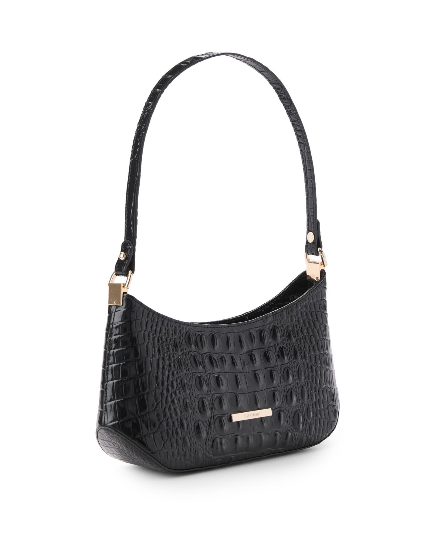 Женская сумка Brahmin Lilibeth Melbourne Small Leather Shoulder, цвет: Чёрный — фото 3