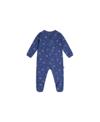 Baby Boy 3M-24M Cotton One Piece Pajama Transport Print