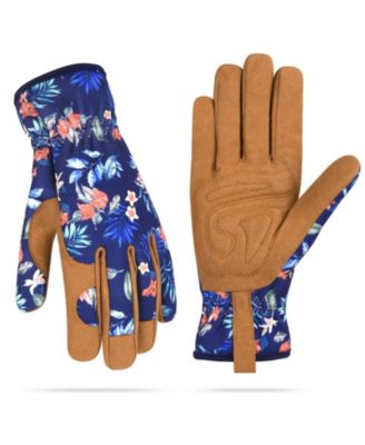 Women Leather Garden Gloves Thorn Proof Weeding Digging Pruning