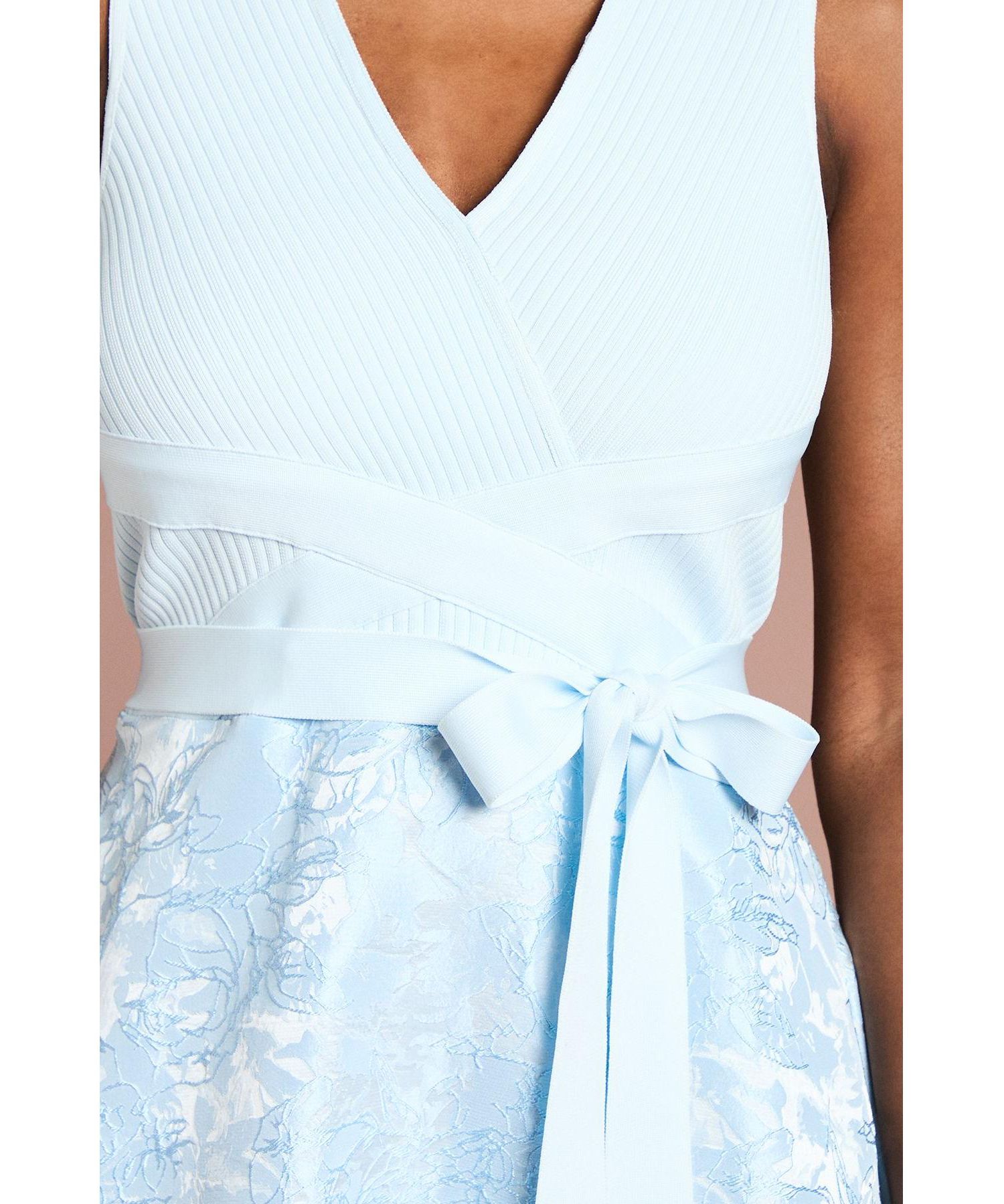 Women's V-Neck Sleeveless A-Line Midi Dress