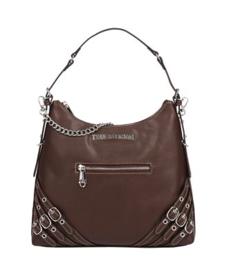 Women's Triple Straps Large PU Hobo Bag