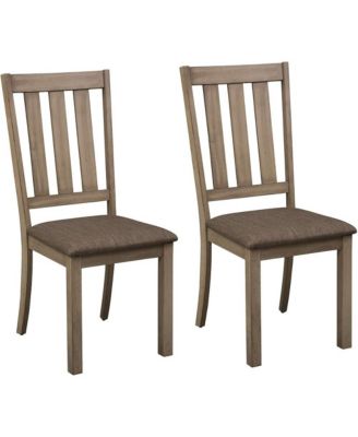 Sun Valley Slat Back Side Chair (RTA)-Set of 2 in Sandstone