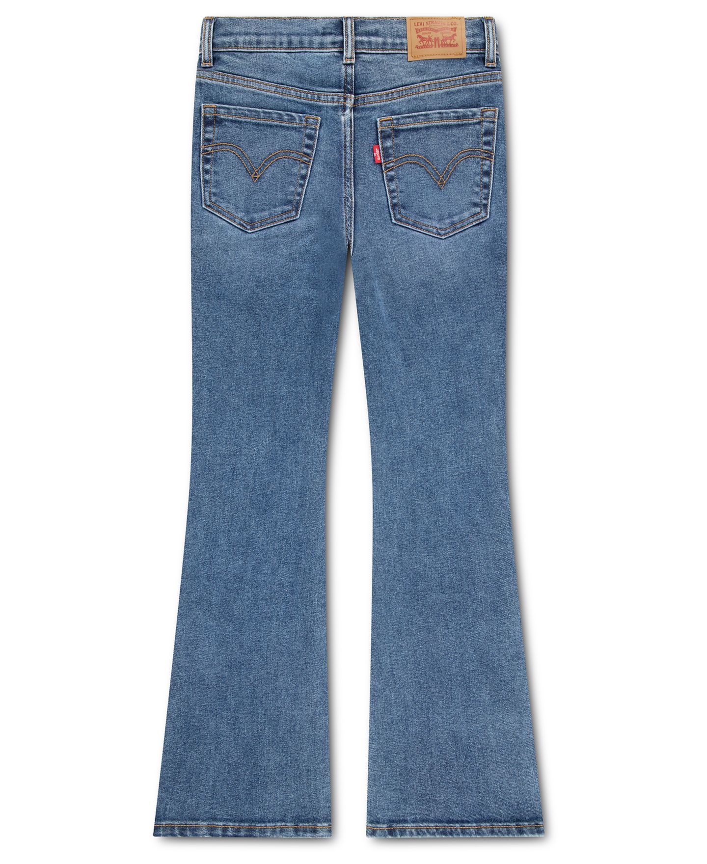 Джинсы Levi's 726™ Frayed Flowers Flare Jeans для девочек, цвет: Tide Me Over — фото 6