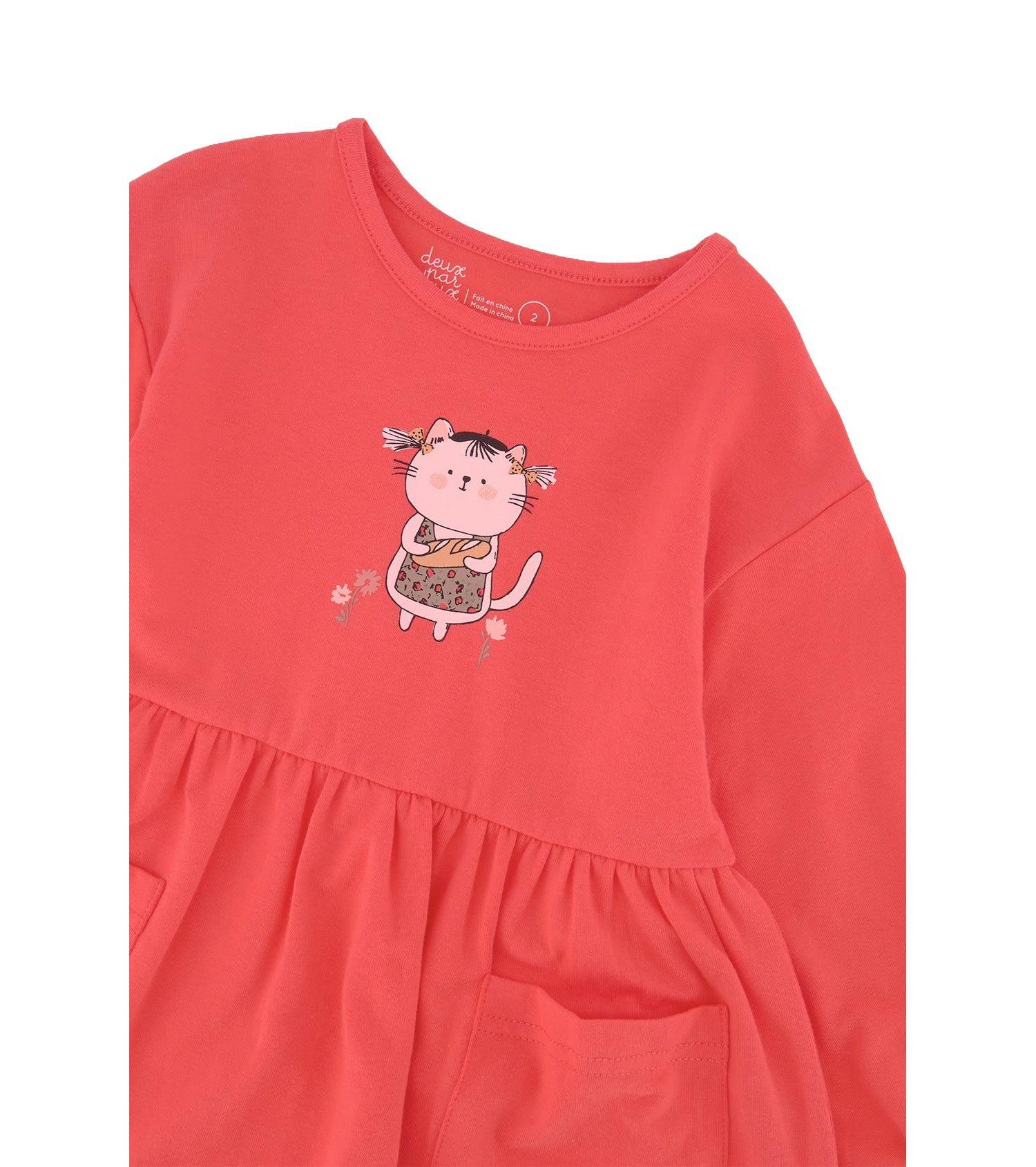 Little and Big Girl 6-8 Cotton Tunic