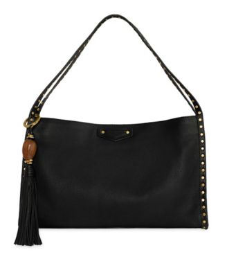 Dylan Medium Leather Tassel Shoulder Bag