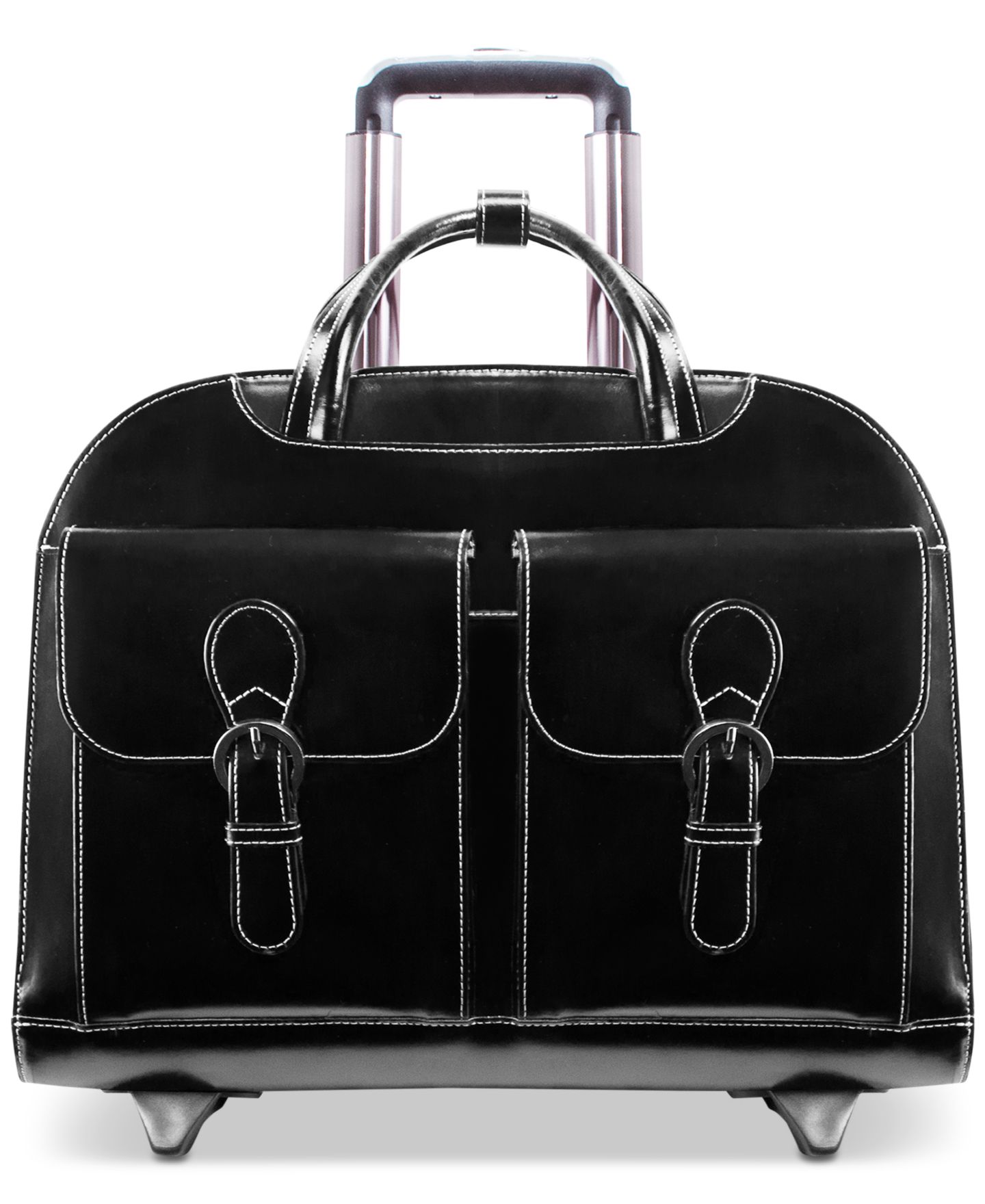 Сумка McKlein Davis Wheeled Briefcase, цвет: Чёрный — фото 1