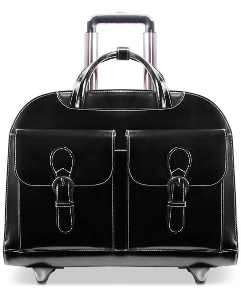 Сумка McKlein Davis Wheeled Briefcase, цвет: Чёрный