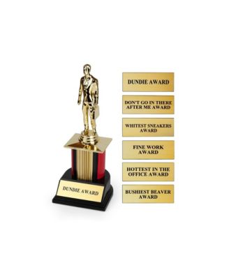 The Office Dundie Award Replica With 6 Interchangeable Plates | 8 Inches Tall