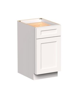 18 Inch Waste Basket Base Cabinet, Kitchen Cabinet with Solid Wood Frame, Soft-Close Hinges, Low-VOC, UV Finish
