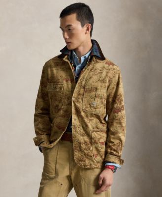 Men's Printed Utility Jacket