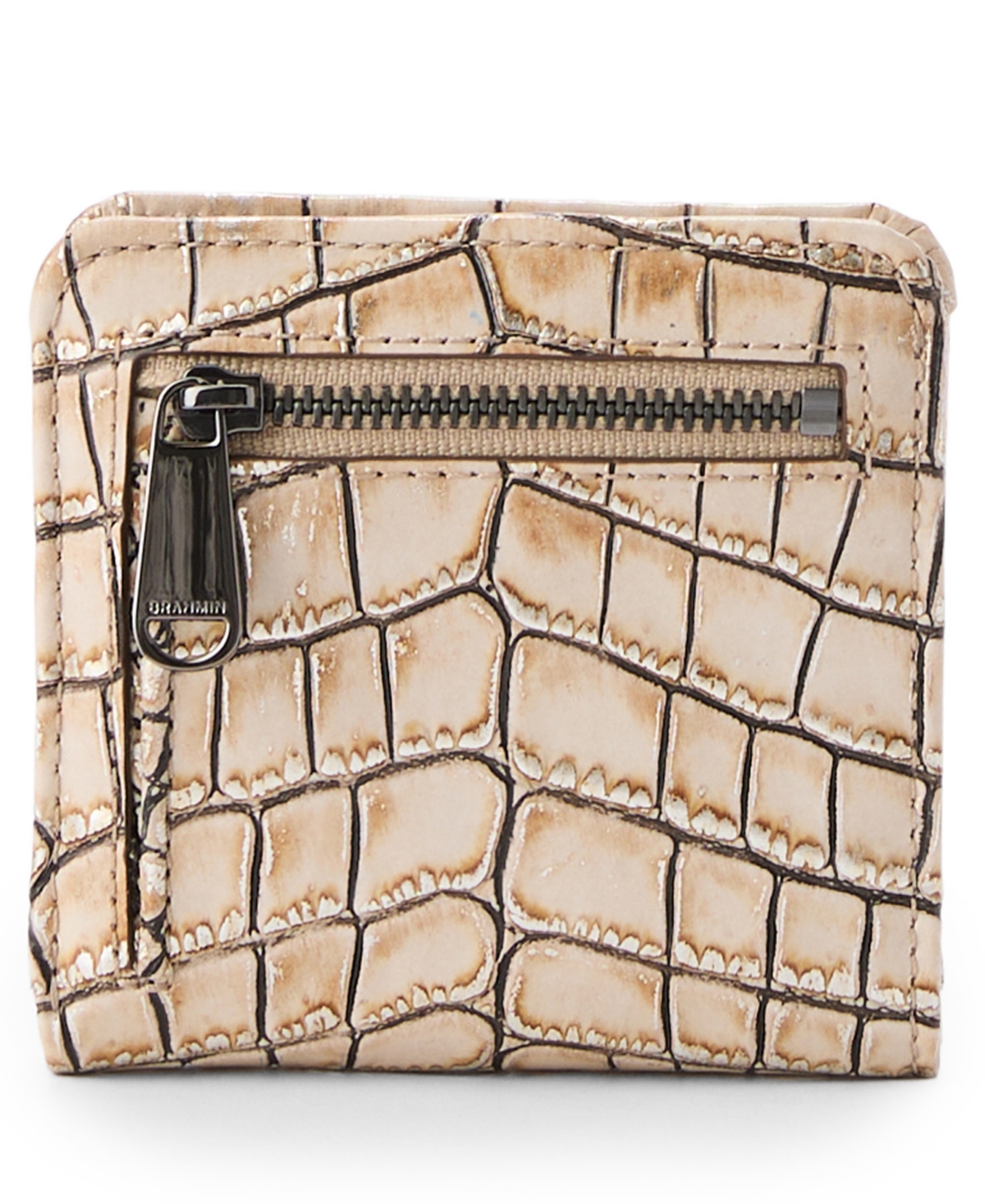 Brahmin Jane Leather Fossilized Shale Wallet