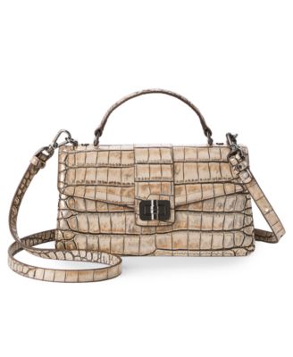 Genie Shale Leather Small Crossbody Handbag