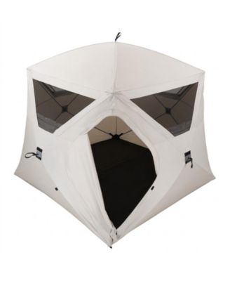 4-Person Pop-Up Instant Cabin Tent with Mesh Windows and Carry Bag