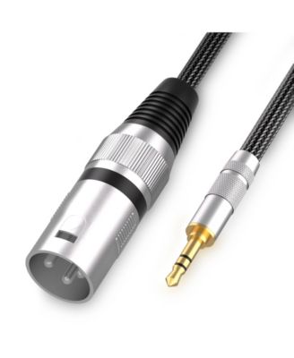 3.5mm To Xlr Unbalanced Audio Cable Adapter For Mixing Console Speakers