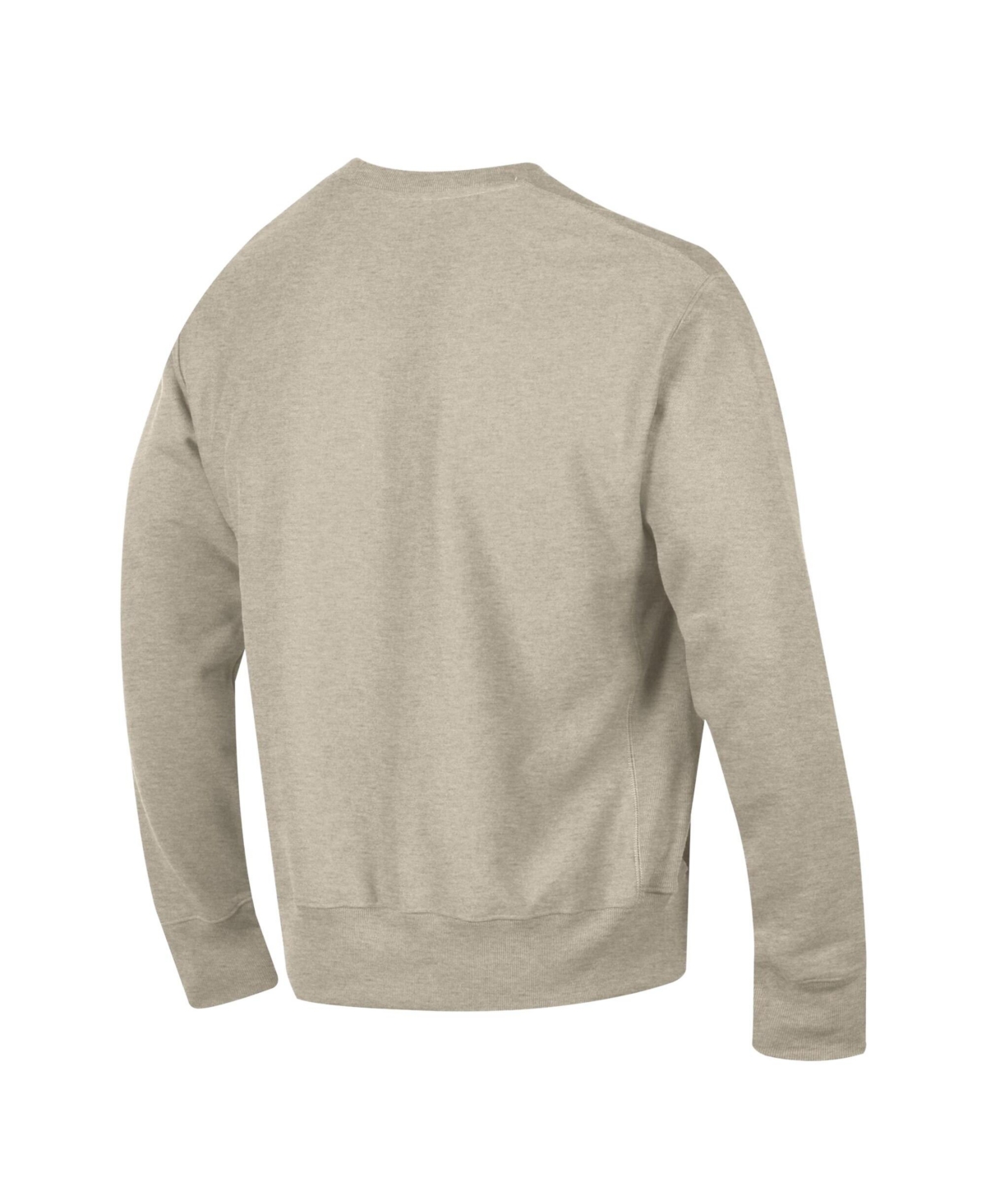 Champion Men's Oatmeal Ohio State Buckeyes Reverse Weave Crewneck Sweatshirt