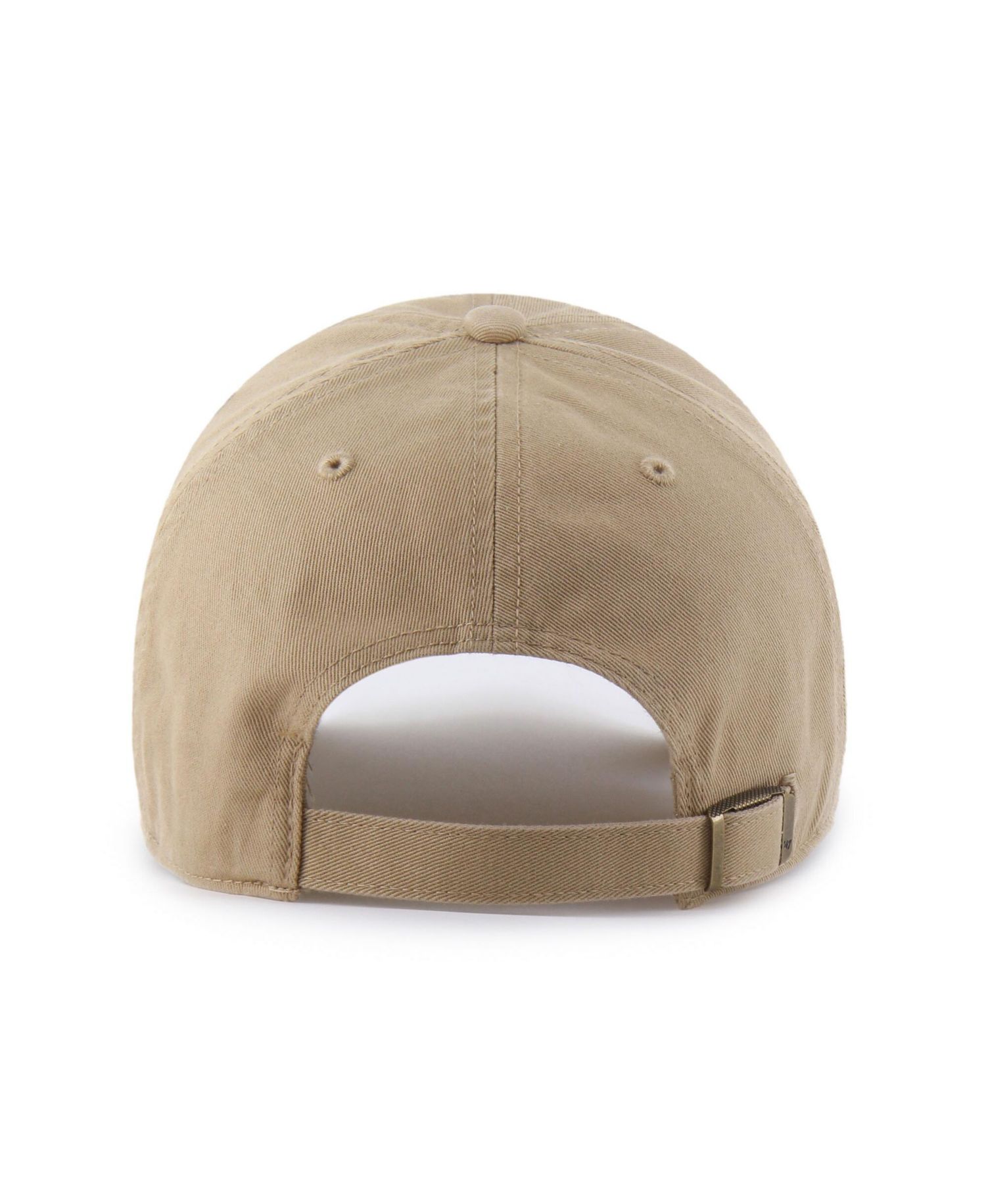 47 Brand Men's Khaki Oklahoma City Thunder Fast Break Chase Region Clean Up Adjustable Hat