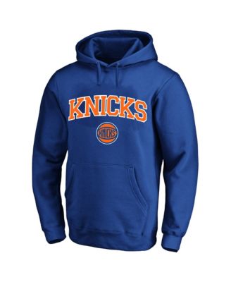 Men's Blue New York Knicks Big & Tall Arch Over Logo Hoodie