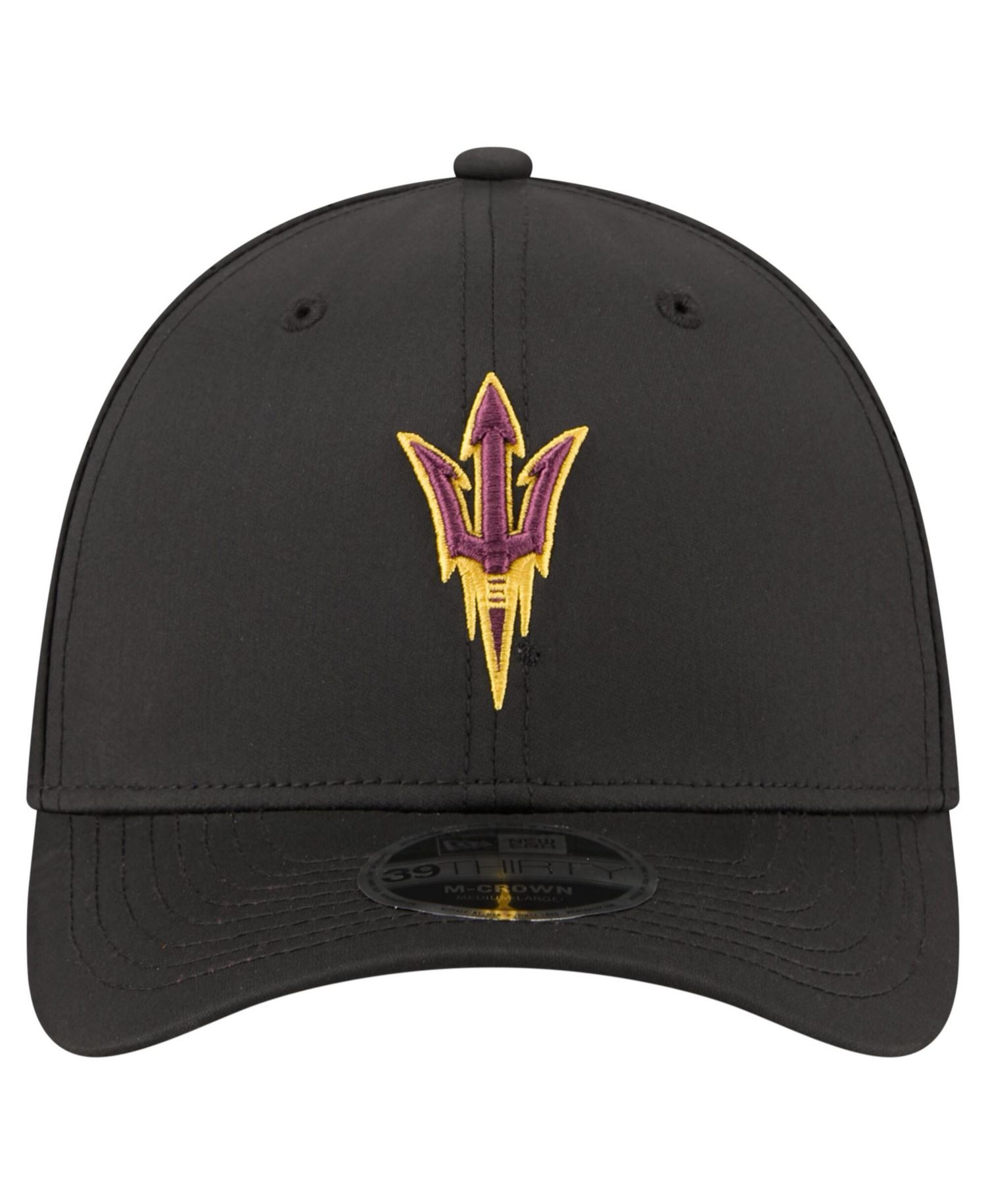 Men's Black Arizona State Sun Devils 39THIRTY M-Crown Flex Fit Hat