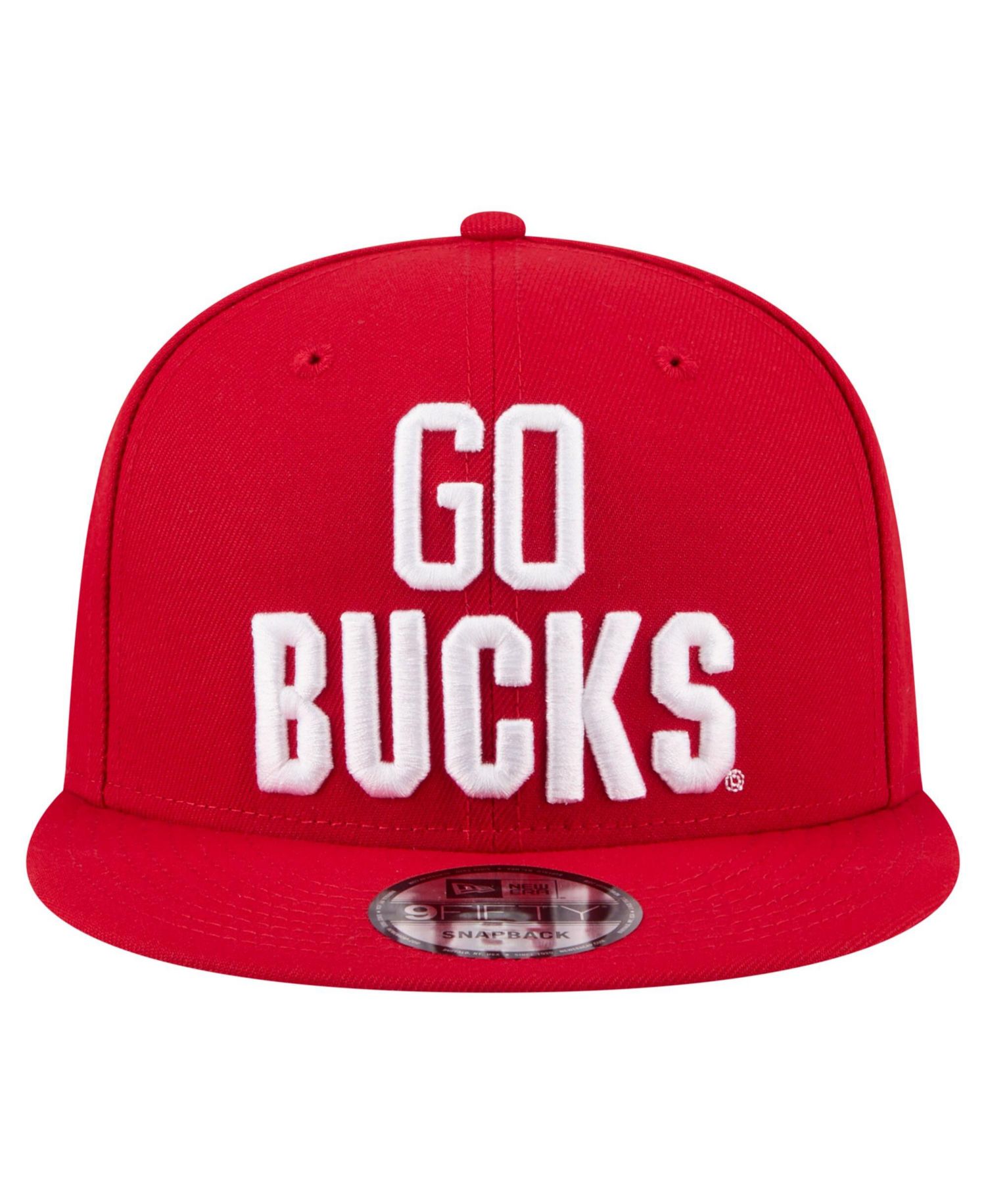 Men's Scarlet Ohio State Buckeyes Go Team 9FIFTY Snapback Hat